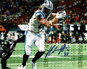Cargadores de Carolina Panthers 8x10 firmados por Hayden Hurst - South Carolina Gamecocks - Imagen 1 de 1