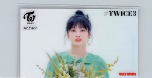 TWICE MOMO OFFICIAL #TWICE3 TOWER RECORDS POB PHOTOCARD - Picture 1 of 1