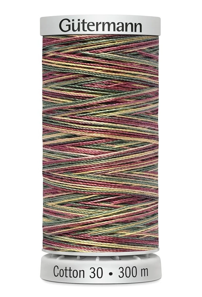 Gutermann Cotton 30 #4112 MAROON GREEN, 300m, Embroidery, Quilting Thread - Image 1 of 1