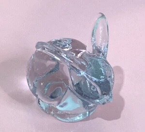 Biedermann Art Kerzenständer konisch Glas klar Hase/Hase Figur - Bild 1 von 7