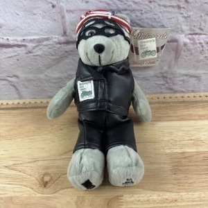 USPS Motorrad Briefmarke Bär Plüsch ~ Motorrad 1913 USA Briefmarke (2003) mit Stempel! - Bild 1 von 12