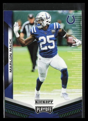 2019 Panini Playoff Marlon Mack #56 Kickoff - Image 1 of 2