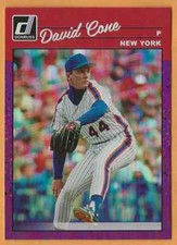 2023 Donruss Holo Purple David Cone #277 New York Mets