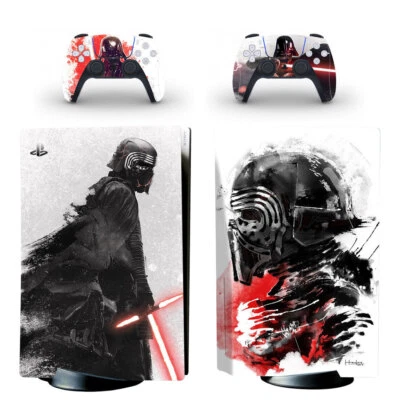 Skin Aufkleber fur PS5 Disc Version Konsole Controller Vinyl Folie Star Wars #11 - Bild 1 von 2