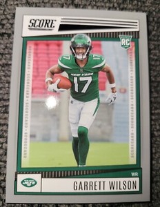 2022 Panini Score GARRETT WILSON Scoreboard Grey Border Parallel RC SSP Jets