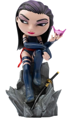 Marvel Comics Psylocke X-Men Mini Co. Statue Figure Iron Studios Sideshow - Image 1 of 4