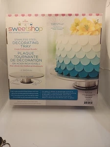 Sweetshop Edelstahl Kuchen Dekoration Tablett Marke FABRIKVERSIEGELT VERSANDKOSTENFREI - Bild 1 von 6