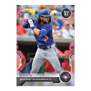 UPDATED****** 2021 TOPPS NOW MLB NETWORK TOP 100 PLAYERS 60-41 Bo Bichette RIZZO