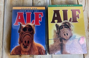ALF Seasons 1 & 2 DVD Complete Box Sets Lot 1986 1987 Family TV Show New Sealed - Picture 1 of 2