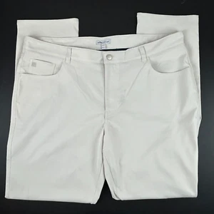 Peter Millar Crown Golf Performance Straight Leg Tan Pants 40 X 32 NEW - Picture 1 of 13