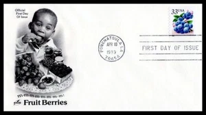 US FDC # 3302 33c Blue Berries ArtCraft coil  1999, 9g008 - Picture 1 of 1