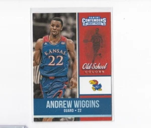Andrew Wiggins 2016 Contenders Draft Picks Old School Farben Einsatz Rookie Karte - Bild 1 von 23