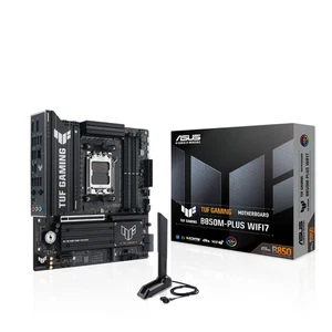 ASUS TUF GAMING B850M-PLUS WIFI7 - AMD B850 - AM5 - Micro ATX - 4 DDR5 - 3x M.2 - Picture 1 of 21