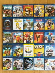 Film-Sammlung (25x Blu-ray Collection) - Kinderfilme Animation Dreamworks 3D - Bild 1 von 2