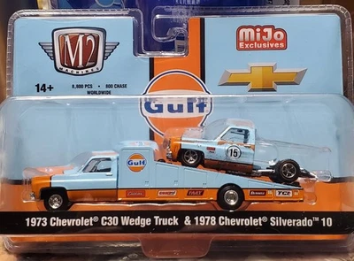 M2 Machine Gulf 1973 雪佛兰 C30 楔形卡车和 1978 雪佛兰索罗德 C10 — 第 1/4 张图片