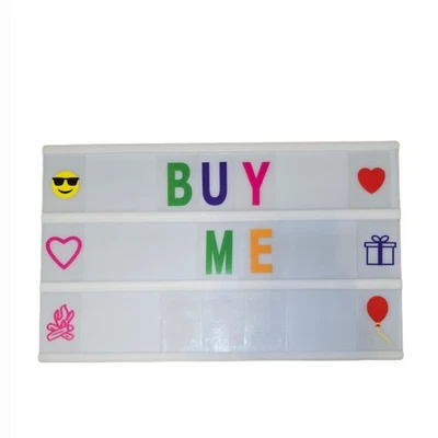 Мини шатер знак/мини кино свет вверх знак с 2 наборы букв - Изображение 1 из 4