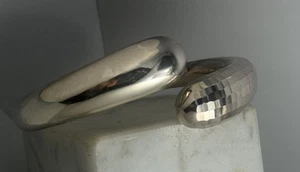 BRACCIALE BYPASS LA DEA BENDATA ITALIA ARGENTO STERLING 925 - Foto 1 di 4