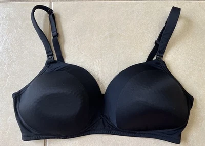 Sutiã de enfermagem Motherhood Intimates feminino preto maternidade sem fio tamanho 40D - Imagem 1 de 4