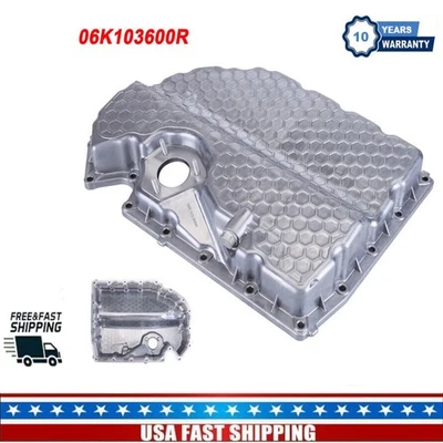 Cacerola de aceite inferior de aluminio del motor 1.8/2.0T para VW Golf Tiguan AUDI A3 TT SEAT León Foto 1 de 4