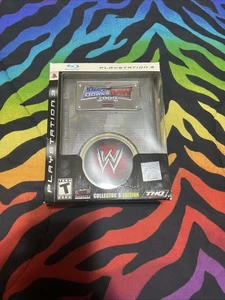 WWE Smack Down vs Raw 2008 con gioco PS3 ECW Collectors Edition e raggi blu - Foto 1 di 12