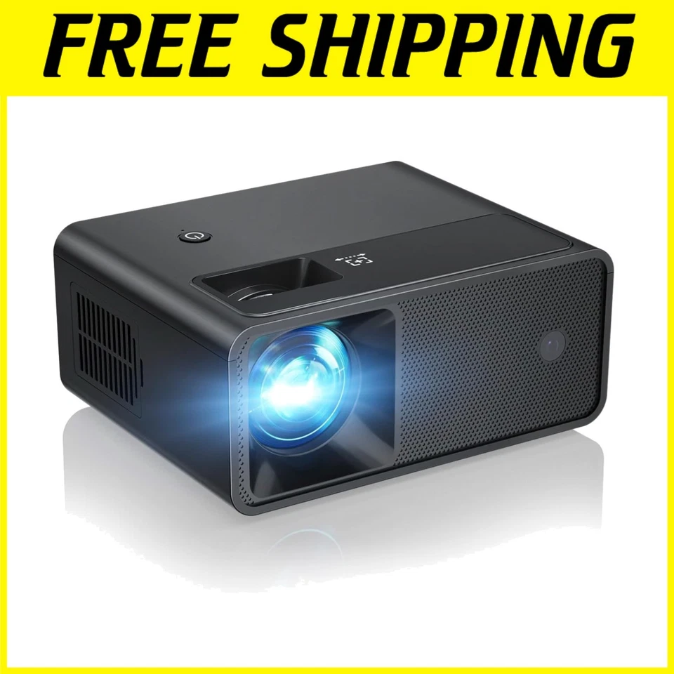 Compact Video Projector - iOS/Android/Windows Compatible - Image 1 of 4