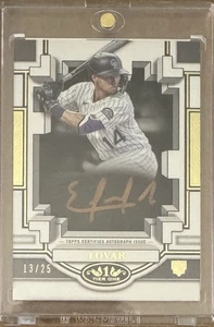 2023 Topps Tier One EZEQUIEL TOVAR Auto Bronze Rookie 13/25 Colorado Rockies - Bild 1 von 2