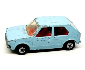 Matchbox Superfast 7 Volkswagen Golf, pre-production pale blue, unpainted base! - Picture 1 of 4