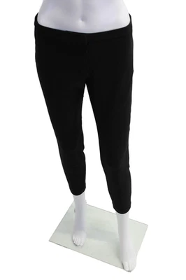 Elizabeth and James Womens Zipper Fly Mid Rise Cropped Pants Black Size 2 - Image 1 of 4