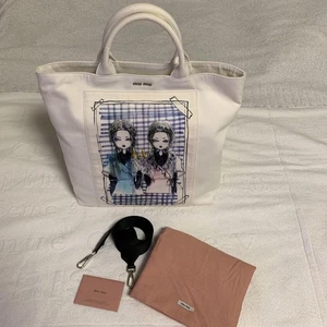 Bolso de Mano Miu Miu x ERIWAKIYAMA Japón Edición Limitada 2016 2 Vías con Correa para el Hombro - Imagen 1 de 12
