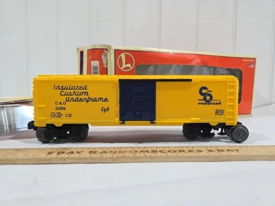 As Is Lionel 6-26276 Parts Repair Chesapeak & Ohio C&O 26296 Boxcar  - Image 1 of 4