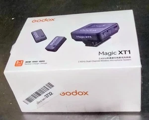 Godox Magic XT1 2,4g kabelloses Mikrofonsystem Zweikanal Videoaufnahme 2TX - Bild 1 von 10