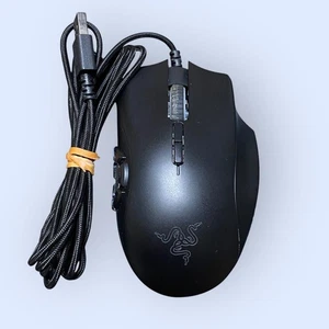 Razer Gaming Mouse Naga Trinity RZ01-02410100-R3M1 Black  USED Tested Japan - Picture 1 of 6