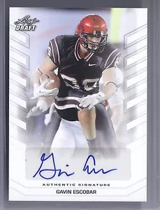 2013 Leaf Draft Football Gavin Escobar Authentic Signatures Autographed RC - Picture 1 of 2
