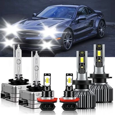 Combo faros LED altos/bajos antiniebla para Mercedes-Benz SL65 AMG 2009-2012 Foto 1 de 4