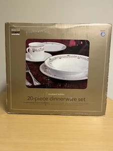 Martha Stewart Woodland Holiday 20-piece dinnerware set - Picture 1 of 8