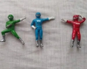 Lote de figuras de PVC Super Robotic Rangers 3" años 90 vintage Power Rangers KO - Imagen 1 de 15
