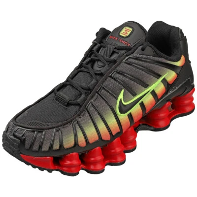 Nike Shox Tl Mujer Moda Tenis en Negro Rojo - 11 EE. UU. Foto 1 de 4