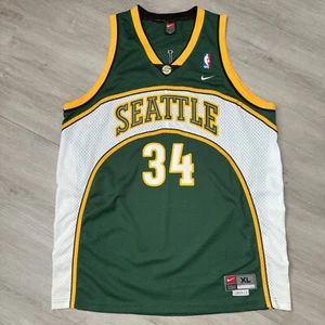Authentic RAY ALLEN Seattle Sonics Jersey XL 48 Nike Swingman Vintage - Picture 1 of 8