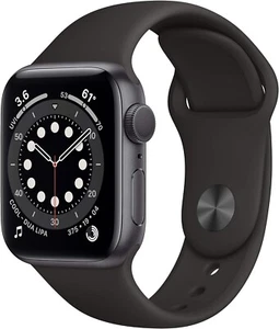 Apple Watch Series 6 GPS 40mm Space Gray Aluminium Case + Sport Band (Good) - Picture 1 of 8