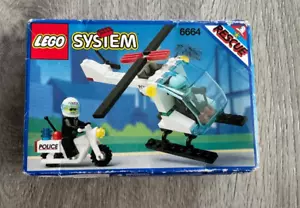1993 LEGO Town 6664 Chopper Cops NISB, Retired, Vintage, 64 Pieces - Picture 1 of 6