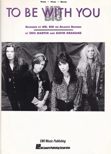 Partitura musical de 1991 de To Be With You - Mr Big - Imagen 1 de 1