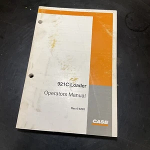 ORIGINAL Case 921C Wheel Loader Operators Owners Manual - Picture 1 of 4