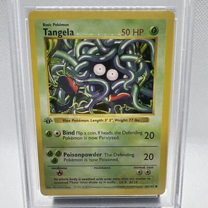 1999 Pokemon Game Tangela #66 1st Edition PSA 9 - Picture 1 of 3