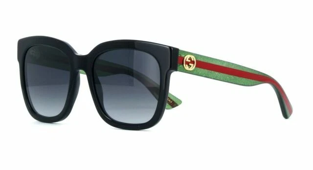 Gucci GG0034S Unisex Acetate Sunglasses - Black