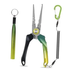 Unique Lockable Fishing Pliers, 8" A1-8" Split Ring Nose Kit Alpine Green - Picture 1 of 7