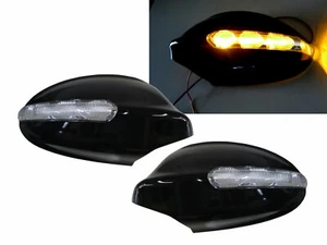 3-Series E90/E91 MK5 04-08 Pre-Facelift LED Couverture Retroviseur Black for BMW - Foto 1 di 5