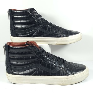 leather hi top vans
