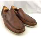 Florsheim Mens Atlantic Slip-On Shoes Brown Leather Moc Toe 13M