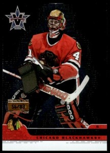 2001-02 Pacific Vanguard PREMIERE DATE /83 Jocelyn Thibault Chicago Blackhawks