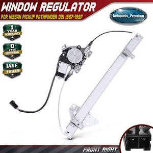 Front Right Power Window Regulator with Motor for Nissan Pickup Pathfinder D21 - Picture 1 of 10
